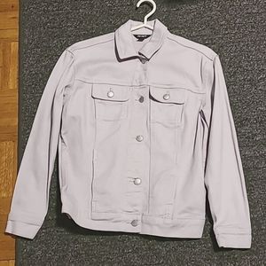Joe fresh Denim women's jacket light lavender color US XS